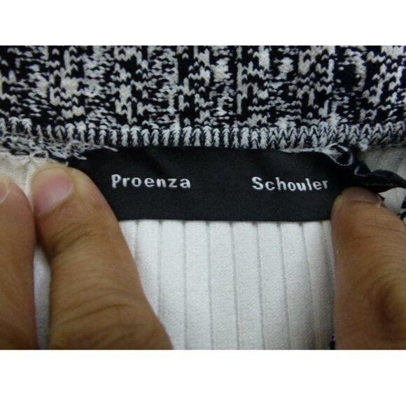Proenza Schouler Ribbed Polo Sweater (Light spots in some parts of fabric) - Picture 6 of 14